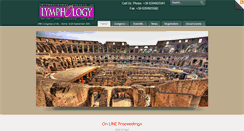 Desktop Screenshot of lymphology2013.com
